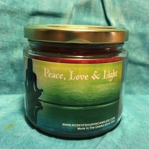 Green Tea Fragrance Jar Candle - Peace, Love,Light